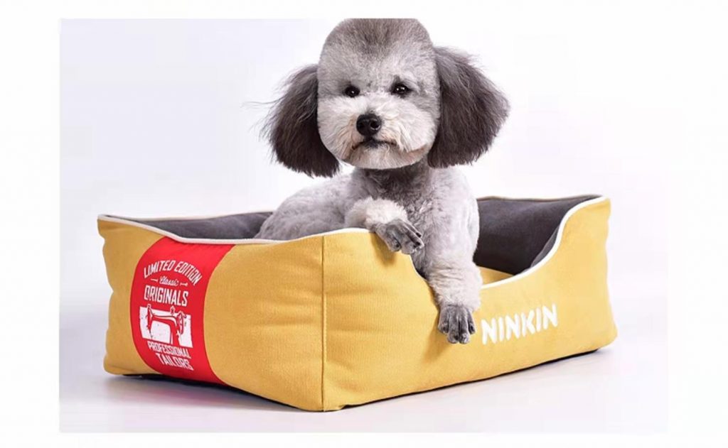 detail of sleeping bed